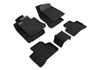 3D MAXpider Elegant Hybrid Floor Mats For 16-22 Mercedes GLC 300 (X205) - Black R1 R2